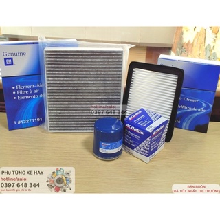 Combo @lọc điều hòa, Lọc gió động cơ & lọc nhớt *VinFast Fadil, Spark