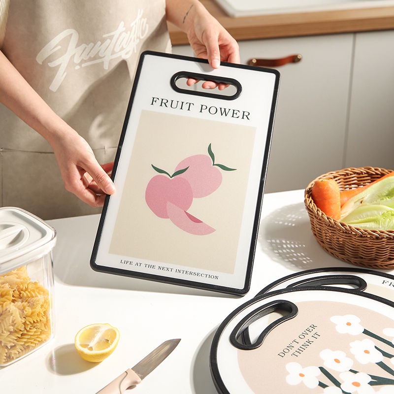 Thớt Cắt Thực Phẩm Bằng Nhựa Hai Mặt Tiện Dụng Cho Nhà Bếp