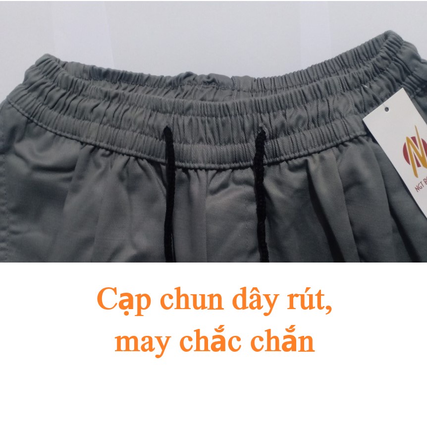 Quần kaki nam nữ Jogger bo chun ống phối sọc màu cá tính, phong cách thể thao