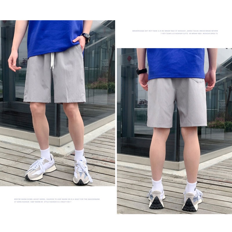 Quần Short Thể Thao Ống Rộng Mau Khô Thời Trang Mùa Hè Dành Cho Nam
