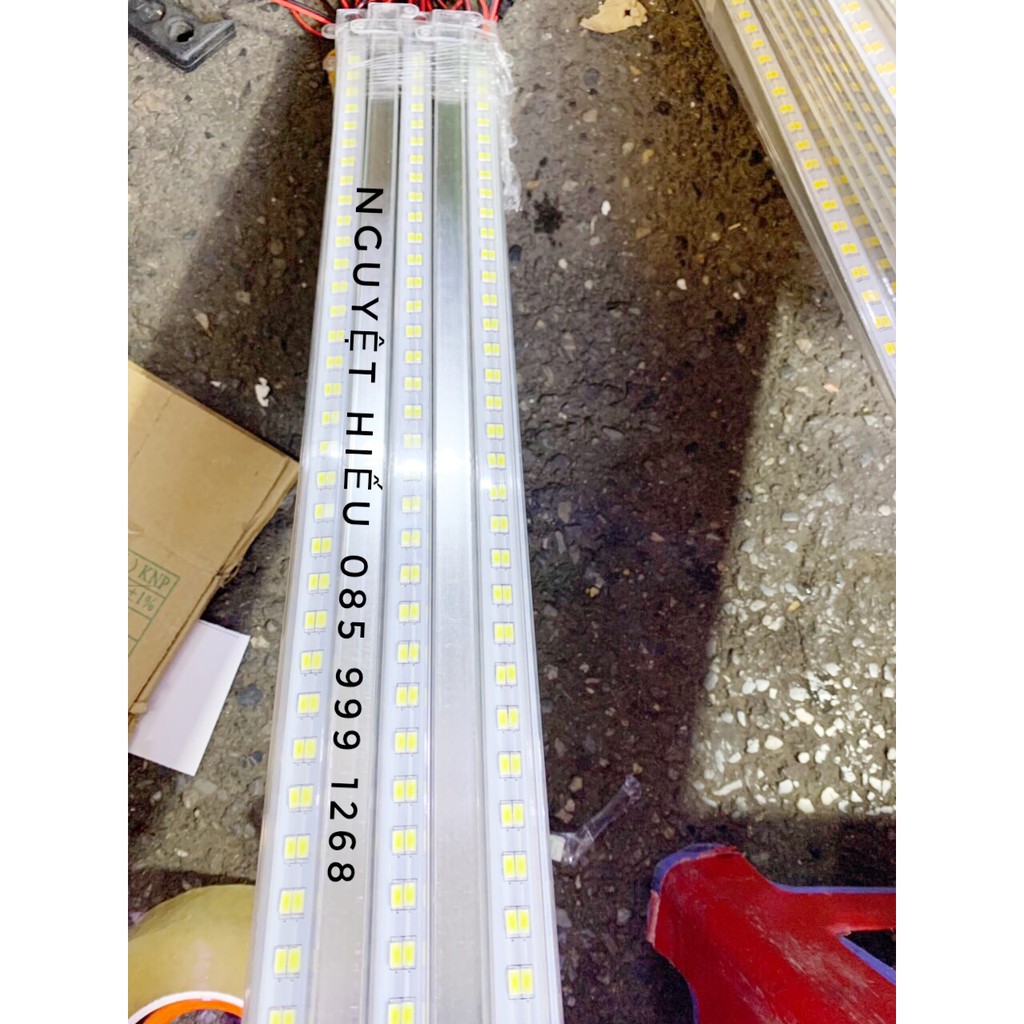 Set 5 5Led thanh 220V siêu sáng loại 1 hàng và 2 hàng bóng