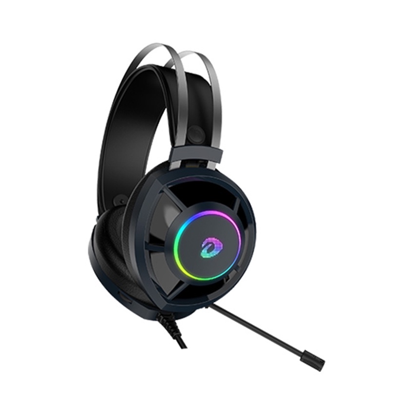 Tai nghe Gaming Dareu EH469 RGB Black / Pink - Hàng Chính Hãng