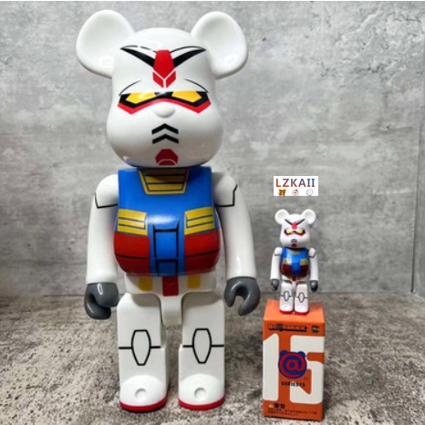 Mô Hình Nhân Vật Bearbrick × GUNDAM 100% 400% 1000% Bằng Nhựa Pvc