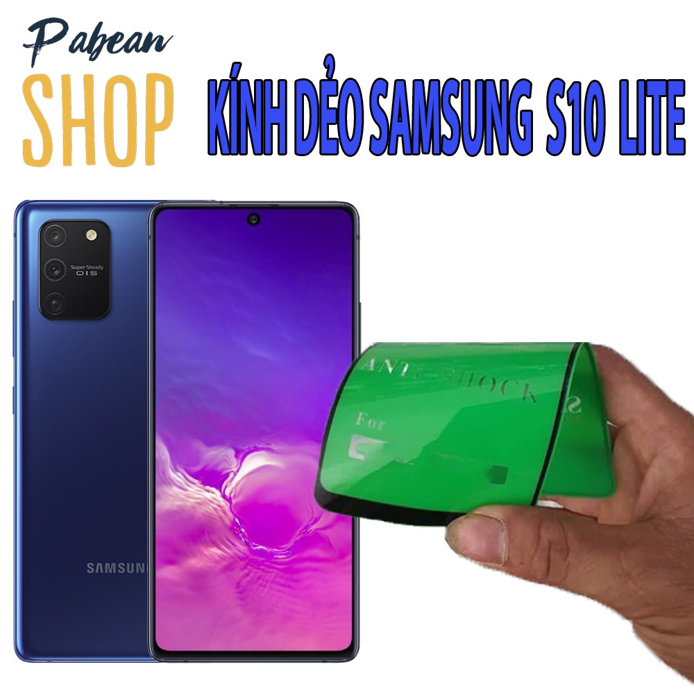 Cường lực dẻo Nano FULL MÀN 100D cho SAMSUNG S10 LITE