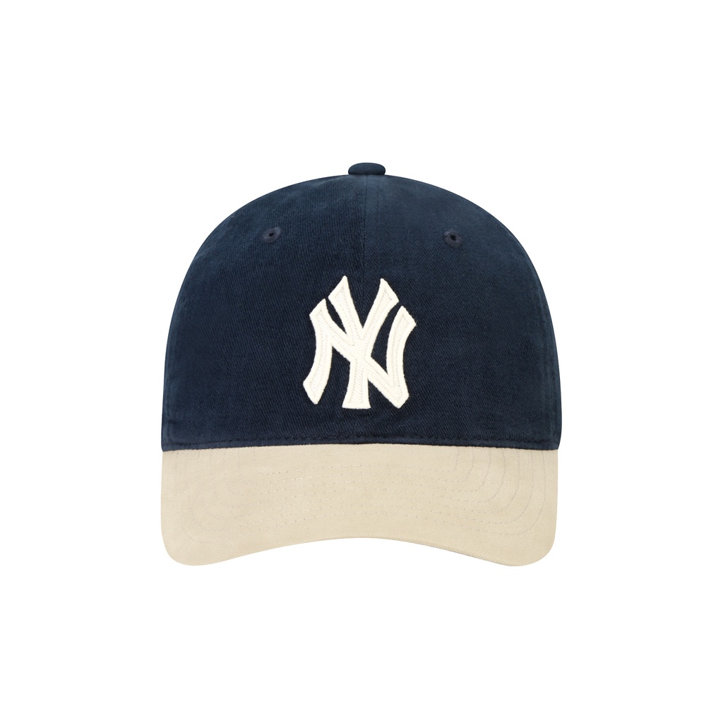 Mũ MLB Nhung mix Navy - Sữa NY