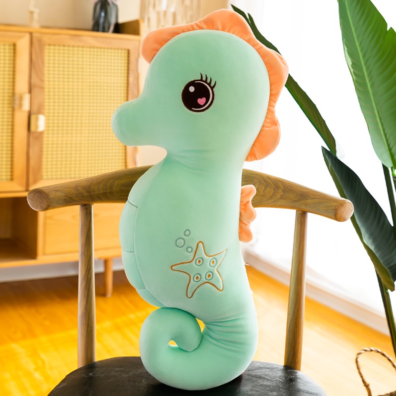 Thú Gấu nhồi Bông, gối ôm Con Cá Ngựa Size Nhỏ  An Toàn Cho Da Trẻ Em , làm quà tặng siêu yêu.SANBEO.VN