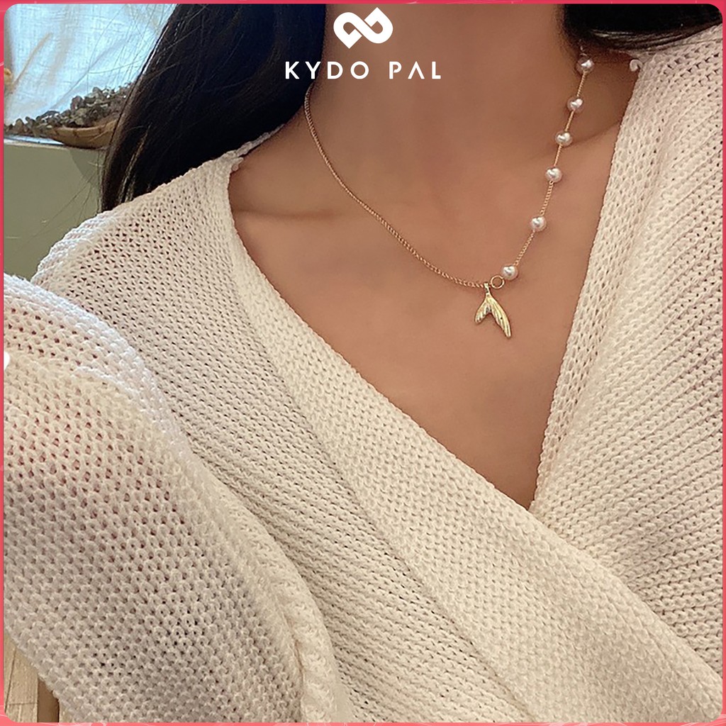 Vòng cổ nữ choker tiên cá cá tính dây chuyền thời trang bạc 925 hàn quốc MCK39 - KYDO PAL Phụ kiện trang sức