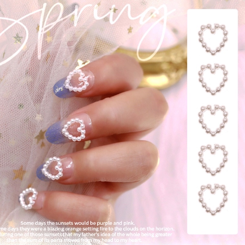 Phụ Kiện Nail - 10 Viên Charm Nơ Trai Trang Trí Móng
