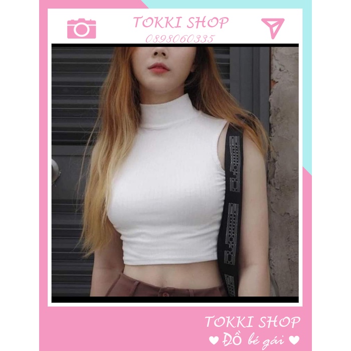 Áo sát nách cổ lọ 3p-Free size (40-55kg)-A2-TOKKI Shop