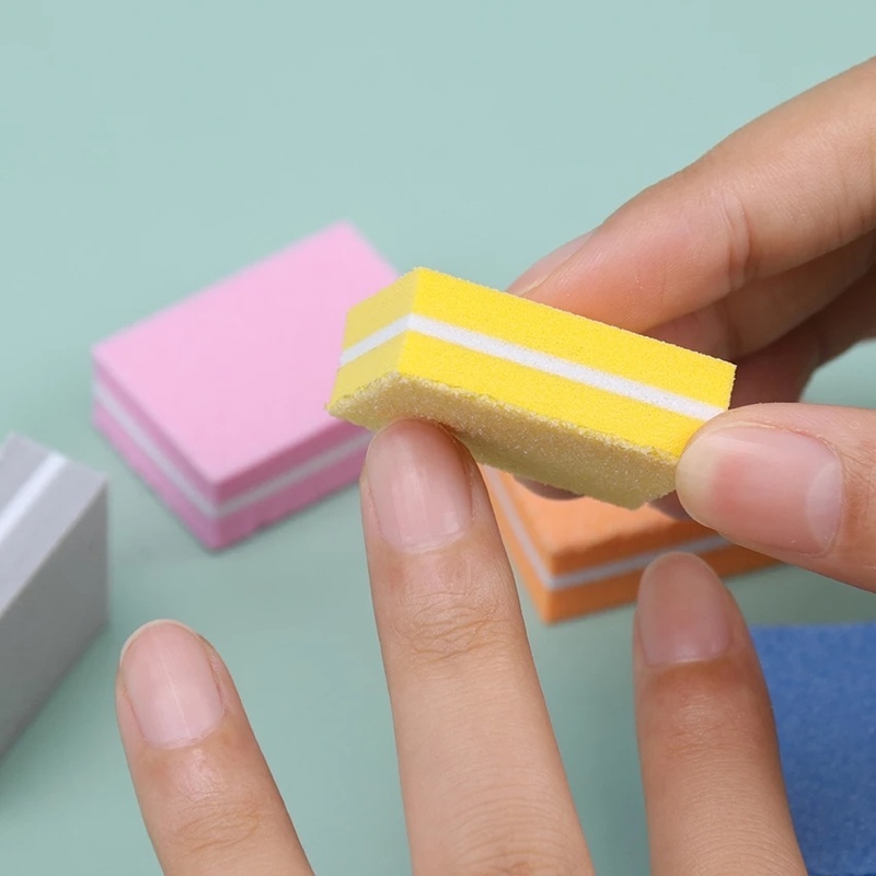 [Hàng mới về] Set 5 khối giũa móng tay mini chuyên nghiệp tiện dụng DIY