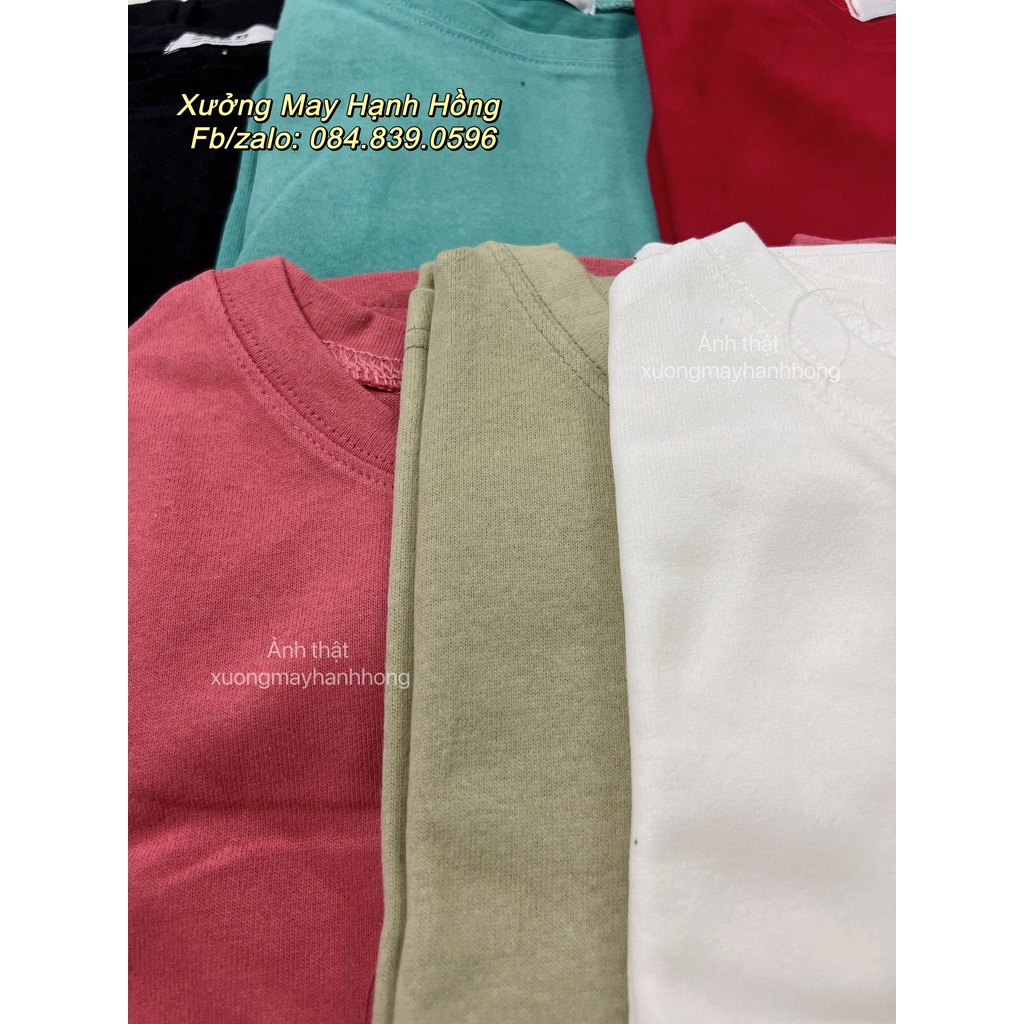 Áo phông trơn chất dày mặc đôi couple nam nữ, áo phônh nam/nữ oversize