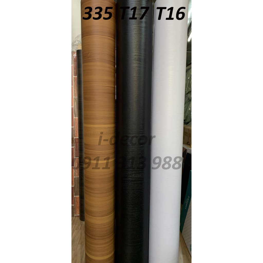 Giấy dán tường decal vân gỗ khổ lớn 1.2m