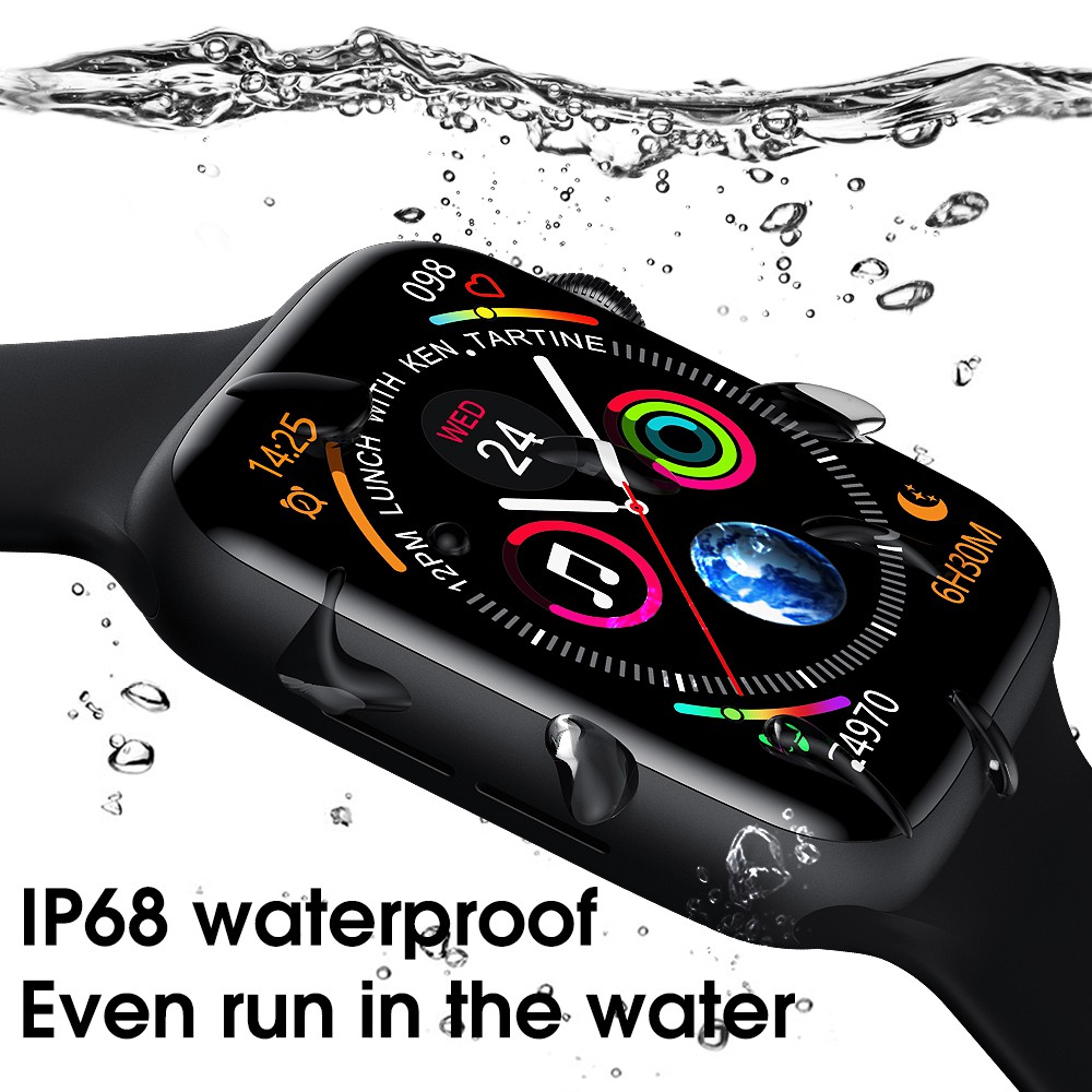 New W26 Đồng Hồ Thông Minh Smart Watch 6 ECG PPG Heart Rate Monitor Bluetooth Call 1.75 Inch Full Touch Screen Temperature  IP68 Waterproof Sports Multifunctional Watch