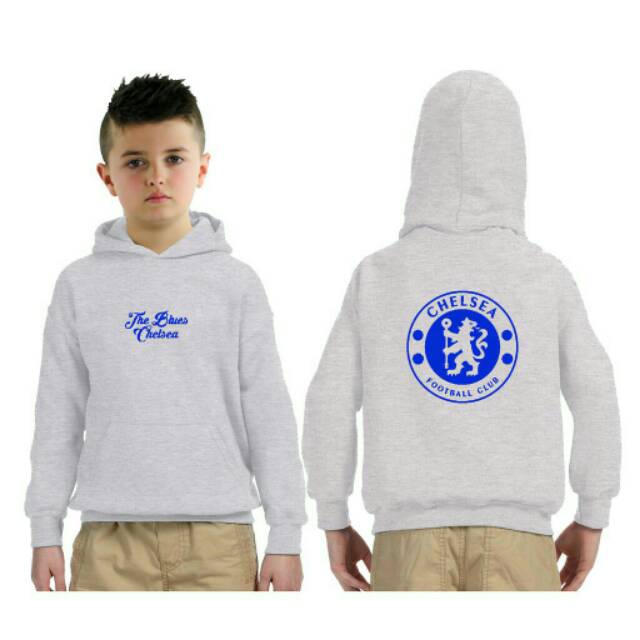 Chelsea Áo Khoác Hoodie Phối Khóa Kéo Thời Trang Cho Bé