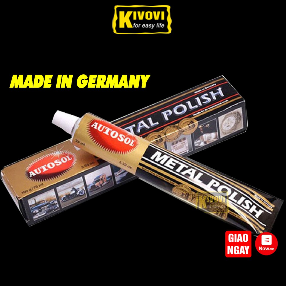 [GERMANY] Dầu Đánh Bóng Kim Loại Autosol Metal Polish ĐỨC 75ml - Kivovi