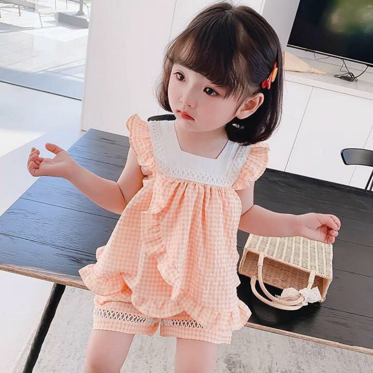 [Mã FAMAYFA2 giảm 10K đơn 50K] Bộ đồ bé gái - Bộ thô đũi siêu cute cho bé gái