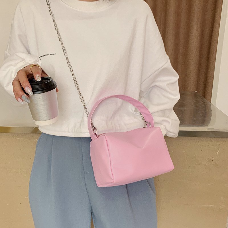 Túi Đeo Vai Màu Trơn Thiết Kế Đơn Giản Thời Trang Cho Nữ