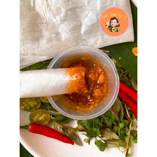 Bánh tráng phơi sương chấm me