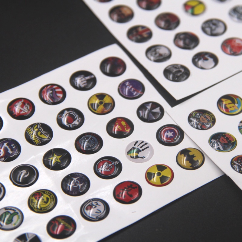 30 Miếng Dán Hình Mái Vòm Nhỏ 3D Trang Trí Xe Mô Tô