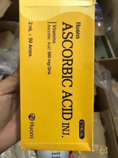 Vitamin C cấy tảo ( Huons Ascorbic Acid ) /Vỉ 10 ống