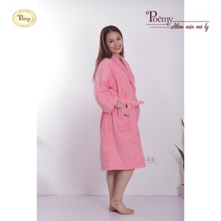 [CHÍNH HÃNG] Áo Choàng Tắm Nữ Mềm Mịn Thấm Hút Kích Thước 102x60x45cm | Poêmy Official