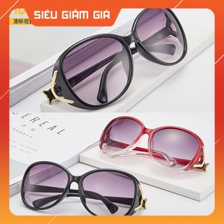 Kính râm nữ thời trang [Loại 1 - Freeship] mạ kim loại Sang trọng - Kính mát chống nắng, chống tia UV, chống bụi