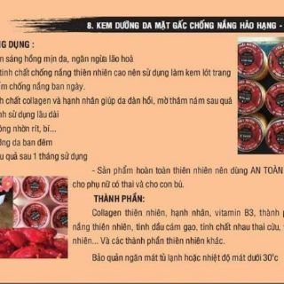 Kem dưỡng da mặt gấc mẹ ken