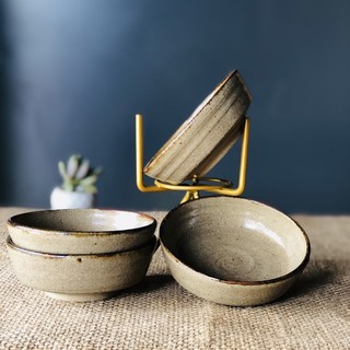 chén gốm mộc nông