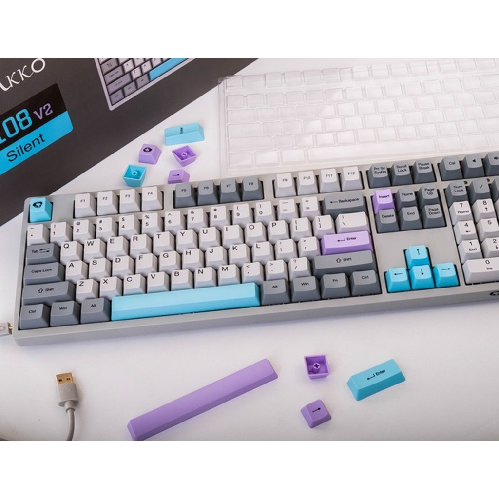 Bàn phím cơ AKKO 3108 Silent - Bảo Hành Chính Hãng