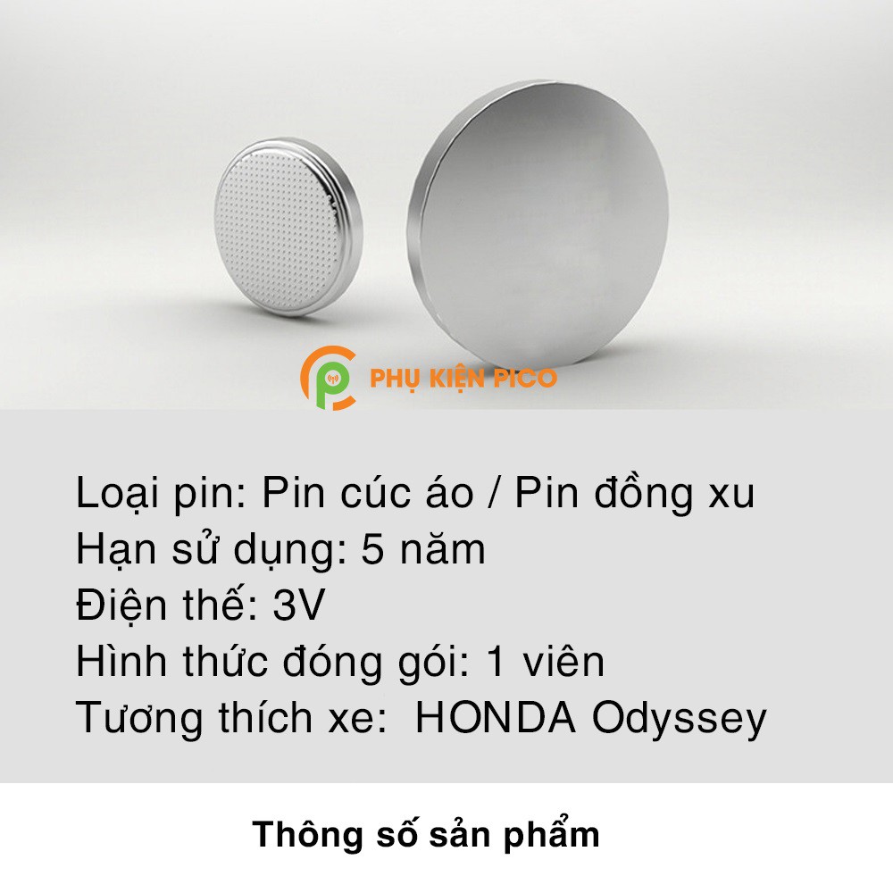 Pin chìa khóa ô tô Honda Odysey chính hãng sản xuất theo công nghệ Nhật Bản – Pin chìa khóa Honda Odysey