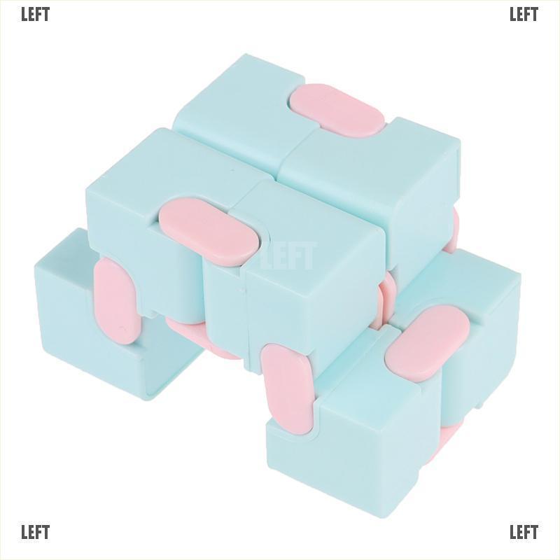 LEFT Magic EDC Infinity Cube For Stress Relief Fidget Anti Anxiety Stress Fancy Toy
