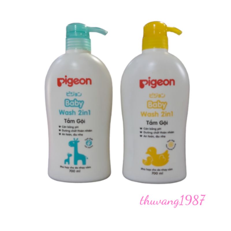 Sữa tắm gội Bigeon cho bé 700ml