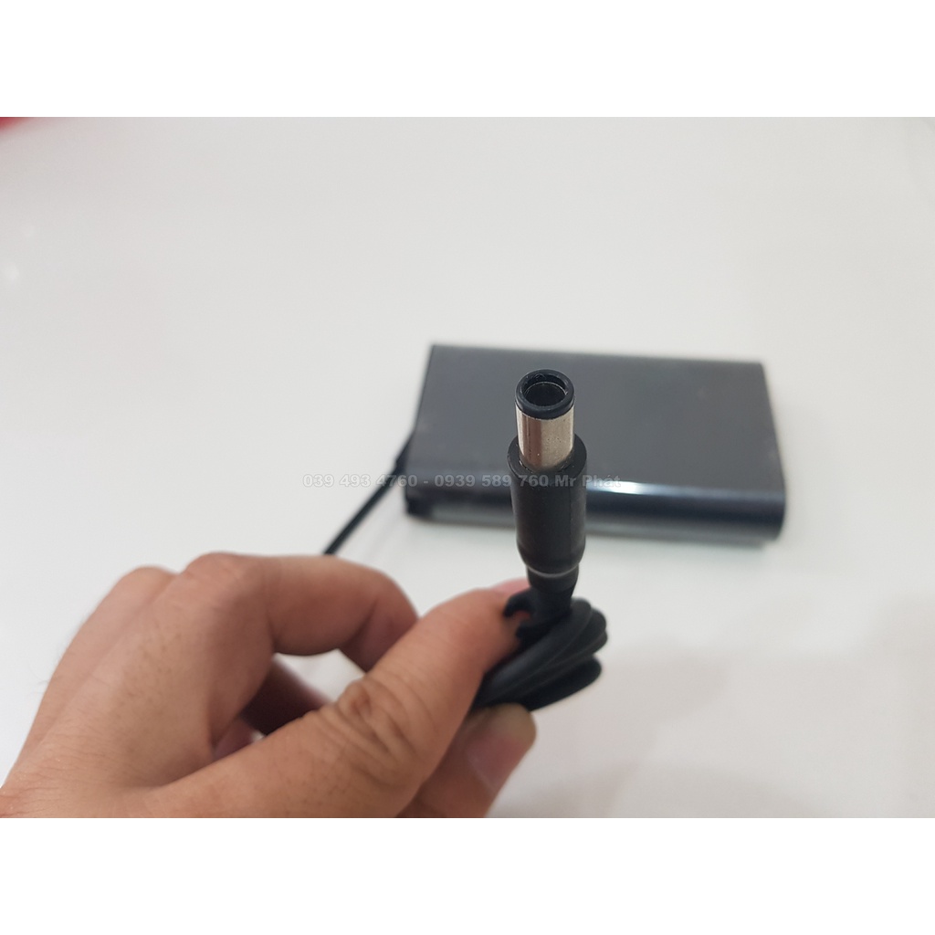 Cục nguồn sạc laptop Dell Oval 19.5V3.34A  65w DA65NM130 Zin bảo hành 12 tháng - Hình thật video thật của sản phẩm