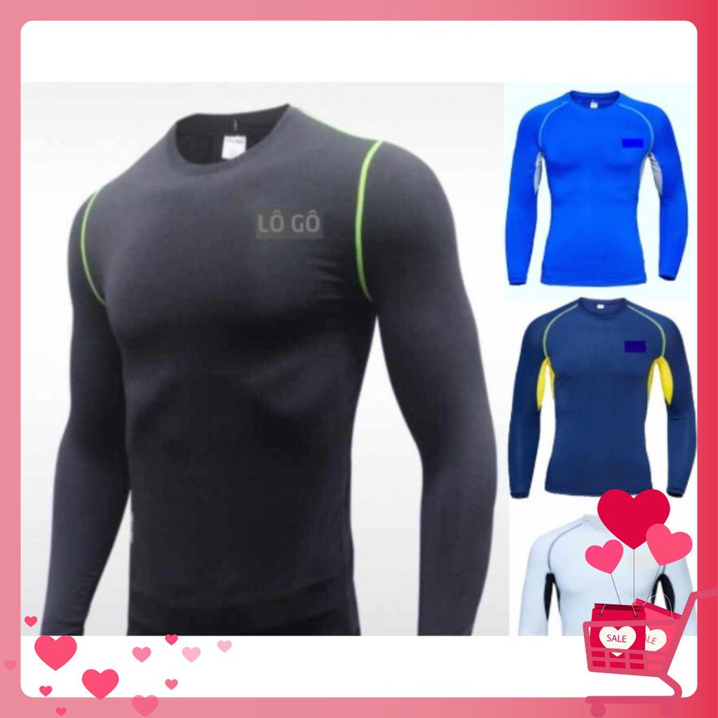 Hot Rẻ vô địch siêu rẻ Áo body giữ nhiệt dài tay co giãn, áo bóng đá dài tay, áo thun nam hàng cao cấp . giảm giá