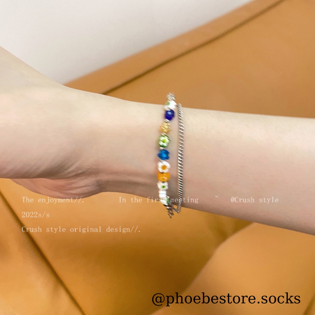 Vòng tay nữ vòng tay hot trend y2k style