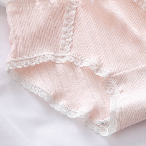 Quần lót nữ cotton cạp thấp viền ren mềm mại thoáng mát KIMCHIBIKINI chip cao cấp sexy kháng khuẩn thông hơi QL040