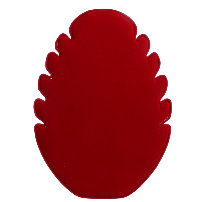 Giá Đỡ Trưng Bày Vòng cổ Bằng Flannel Màu Xám Đen