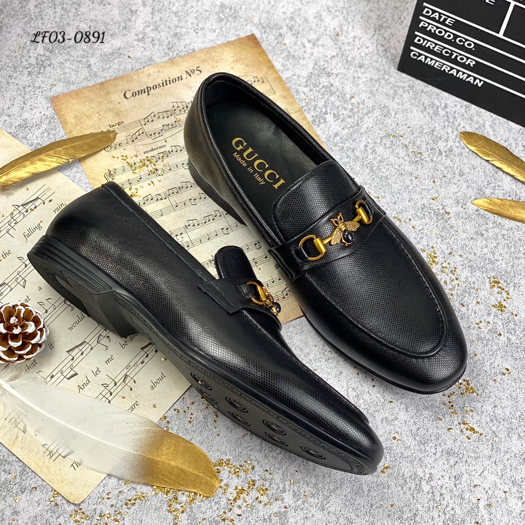 Giày da nam LV LF03 Da bò cao cấp