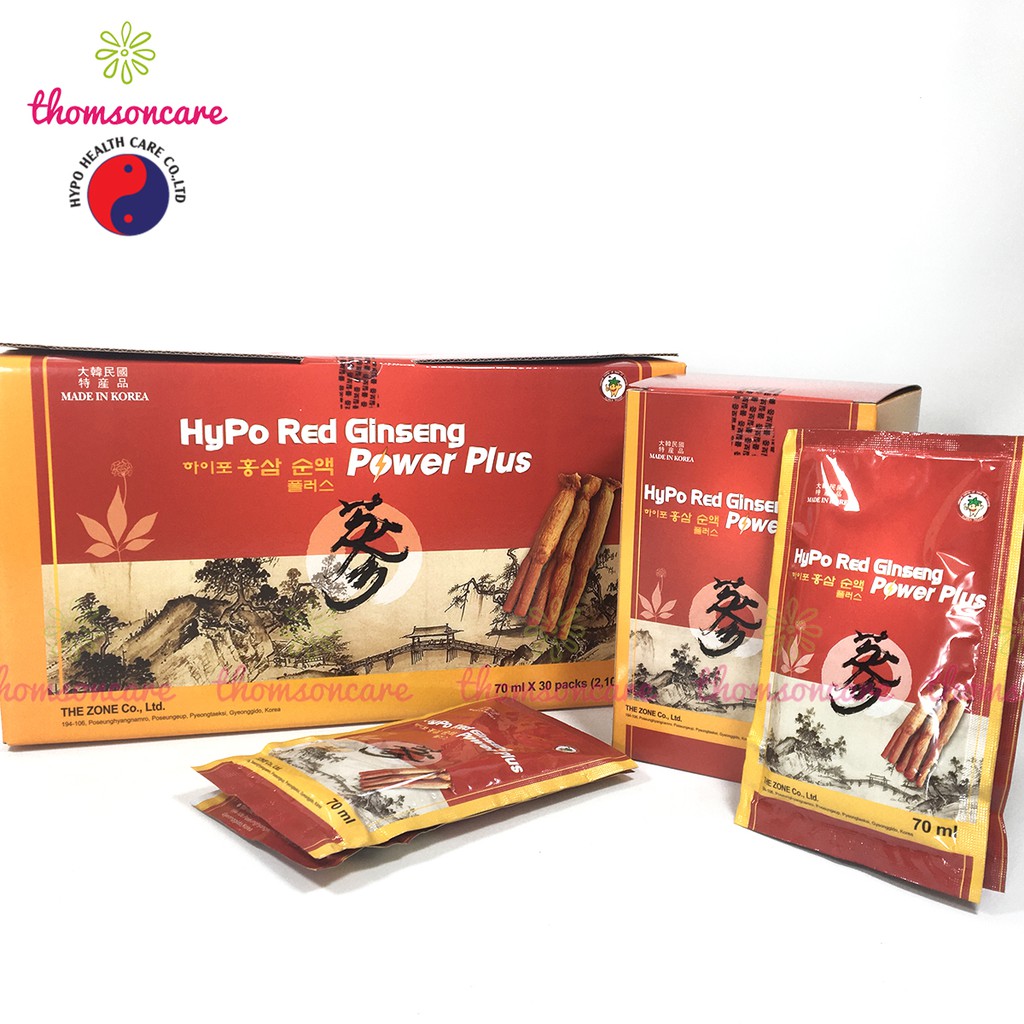 Nước hồng sâm Hàn Quốc Hộp sang trọng, làm quà biếu - 30 gói uống trực tiếp