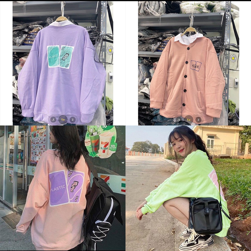 [VIDEO][ÁO CARDIGAN NAM NỮ] ÁO KHOÁC UNISEX CARDIGAN PLASTIC VẢI NỈ NGOẠI FREE SIZE 70KG AK200 | BigBuy360 - bigbuy360.vn