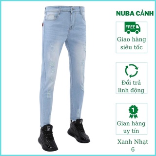 Quần jeans nam mẫu mới cao cấp, quần bò ali 06