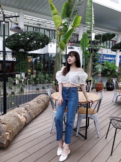 Quần suông jean