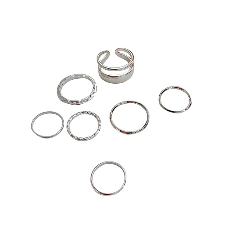 Bộ 10 Nhẫn Mở Màu Sắc Thanh Lịch Lãng Mạn Cho Nữ