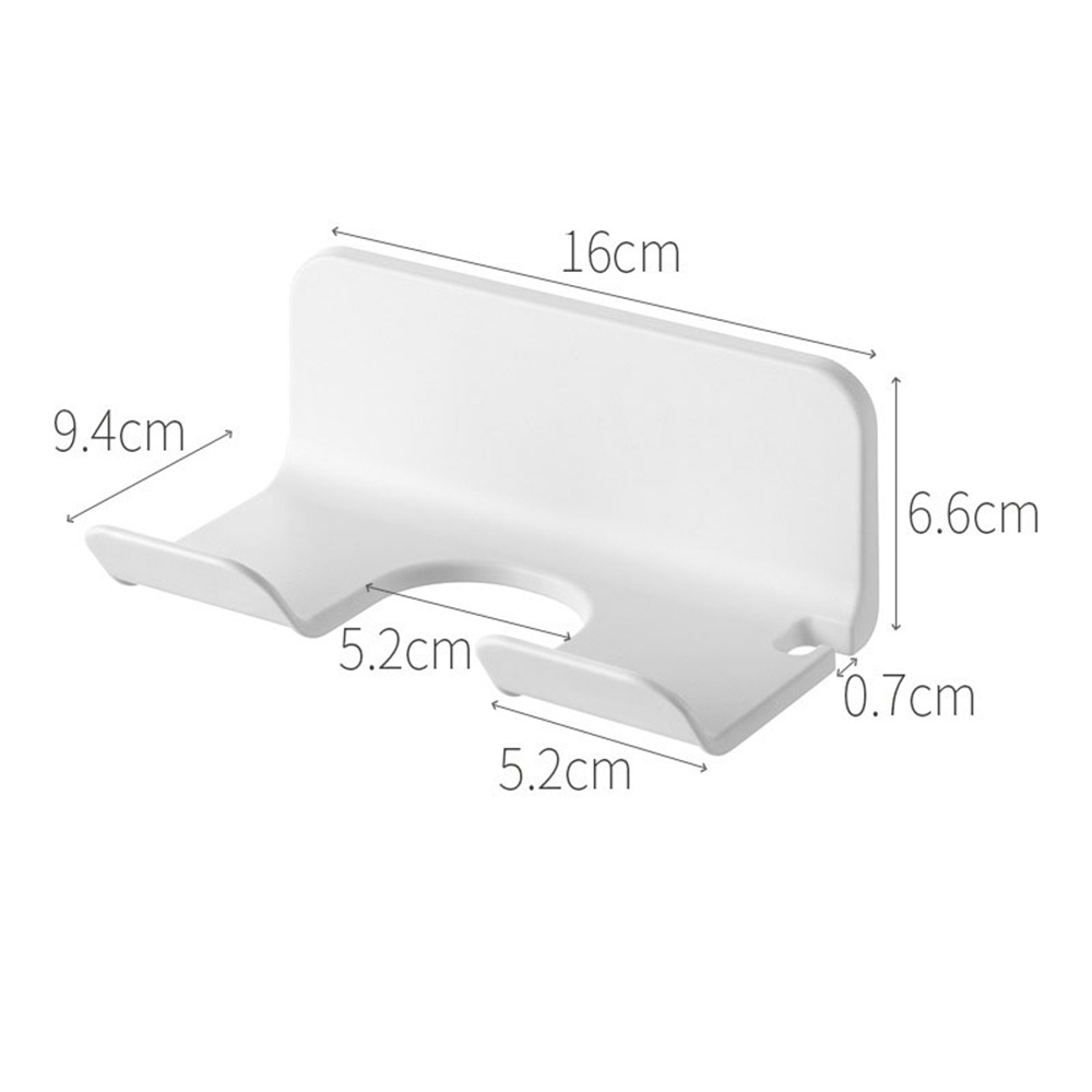 Giá Đựng Máy Sấy Tóc Đa Năng Dán Tường Không Cần Đục Lỗ Tiện Dụng Cho Nhà Tắm