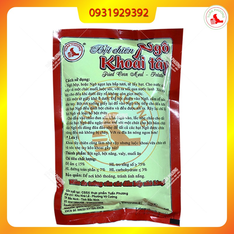 Bột Chiên Ngô Khoai 160g ( Gói ) | BigBuy360 - bigbuy360.vn