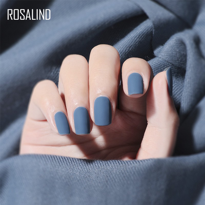 Gel sơn móng tay Rosalind BLUE NAIL POLISH 3031-3036 hiệu ứng tone blue xanh coban navy màu sắc nhã nhặn