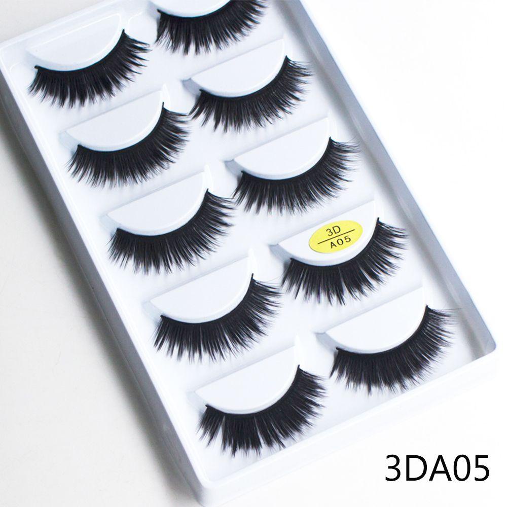 Bộ 5 Cặp Lông Mi Giả Tự Nhiên Thời Trang Dành Cho Nữ