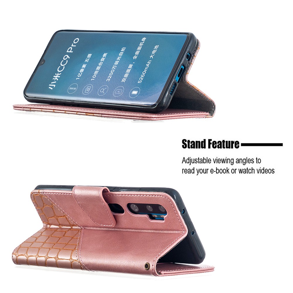 Bao Da Cá Sấu Sang Trọng Cho Xiaomi Mi Note 10 / Mi Note 10 Pro / Mi Xiaomi Cc9 Pro