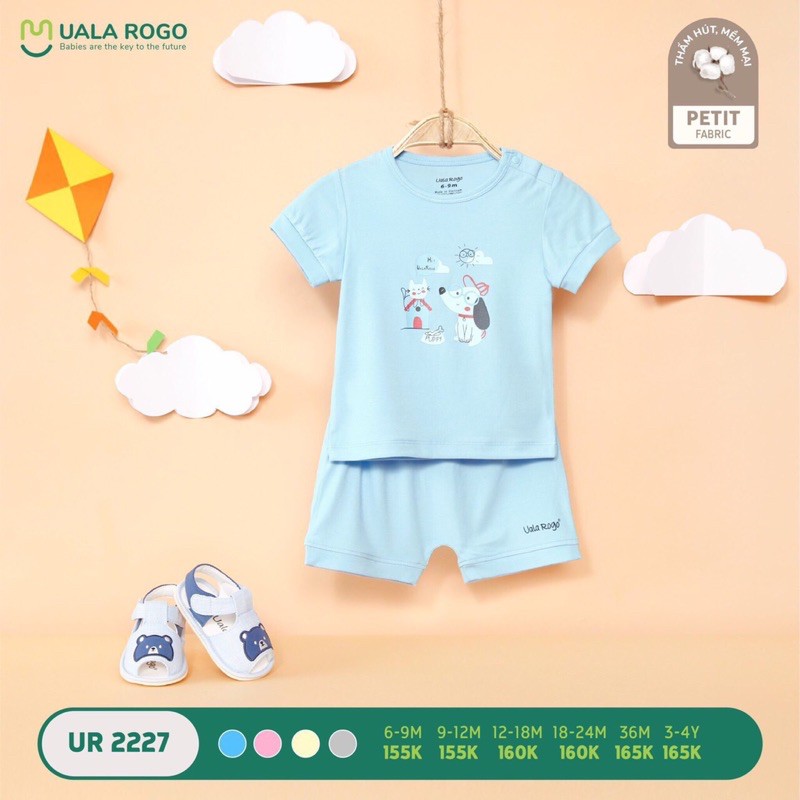 Uala rogo - Bộ cộc cài vai in hình UR2227