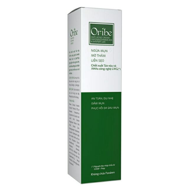 Oribe ngừa mụn mờ thâm liền sẹo